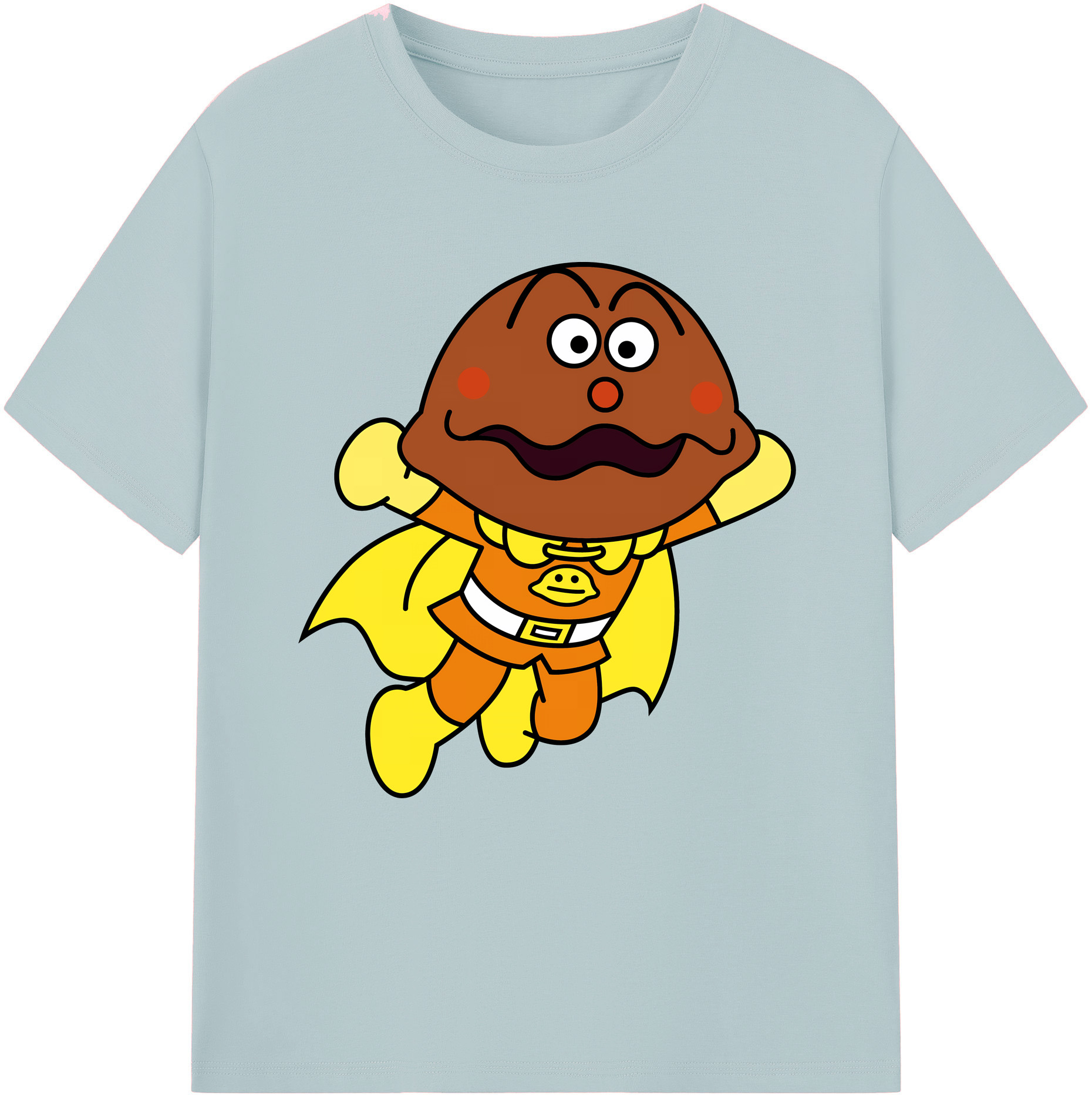 （画像用） アンパンマン Anpanman 綿100％半袖Tシャツ（フロントプリント）